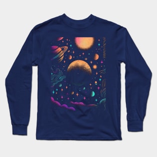 Abstract planets Long Sleeve T-Shirt